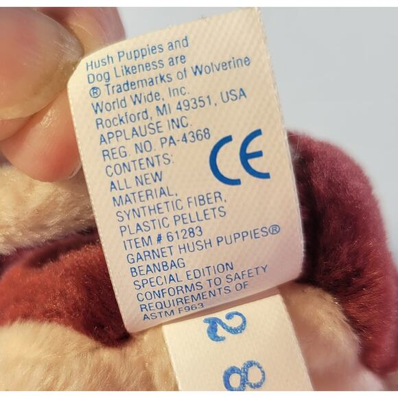 Applause Hush Puppies Plush Dog, Special Edition, 8 Inch Stuffed Animal - Picture 9 of 11